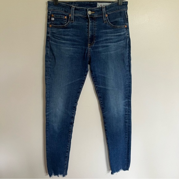 AG Adriano Goldschmied Jeans Womens 28 R The Farrah Skinny Ankle High Rise - Picture 1 of 16